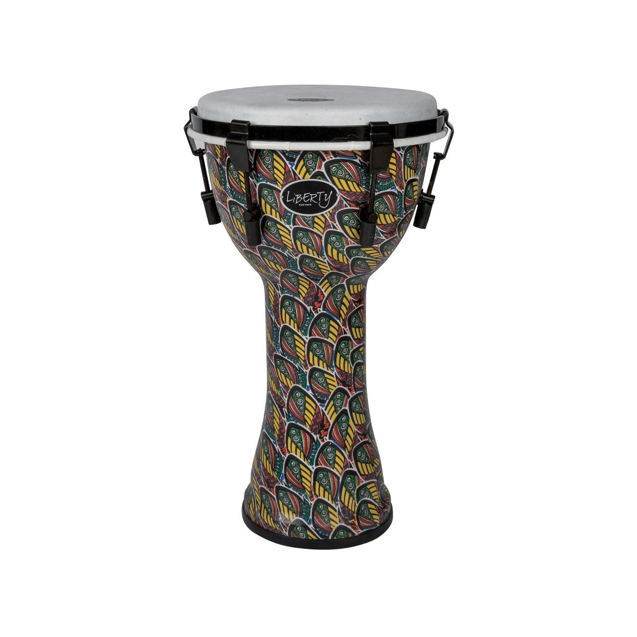 10" Djembe Liberty Serie,mechanisch gestimmt, Peacock