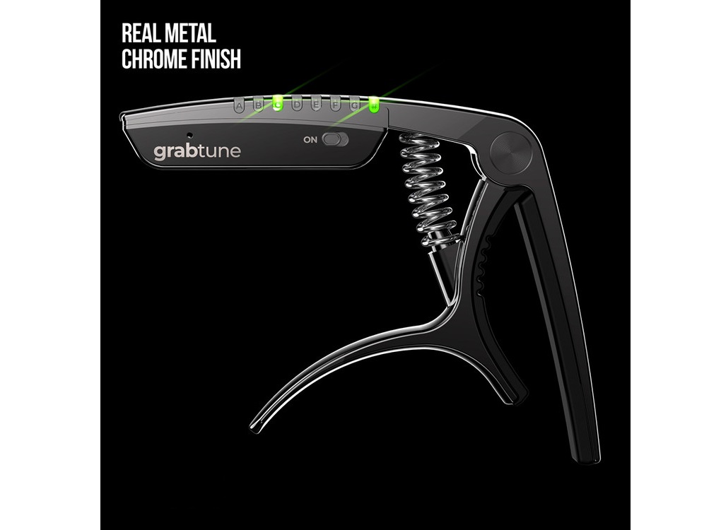 Grabtune  gt-100 Capo & Tuner Black