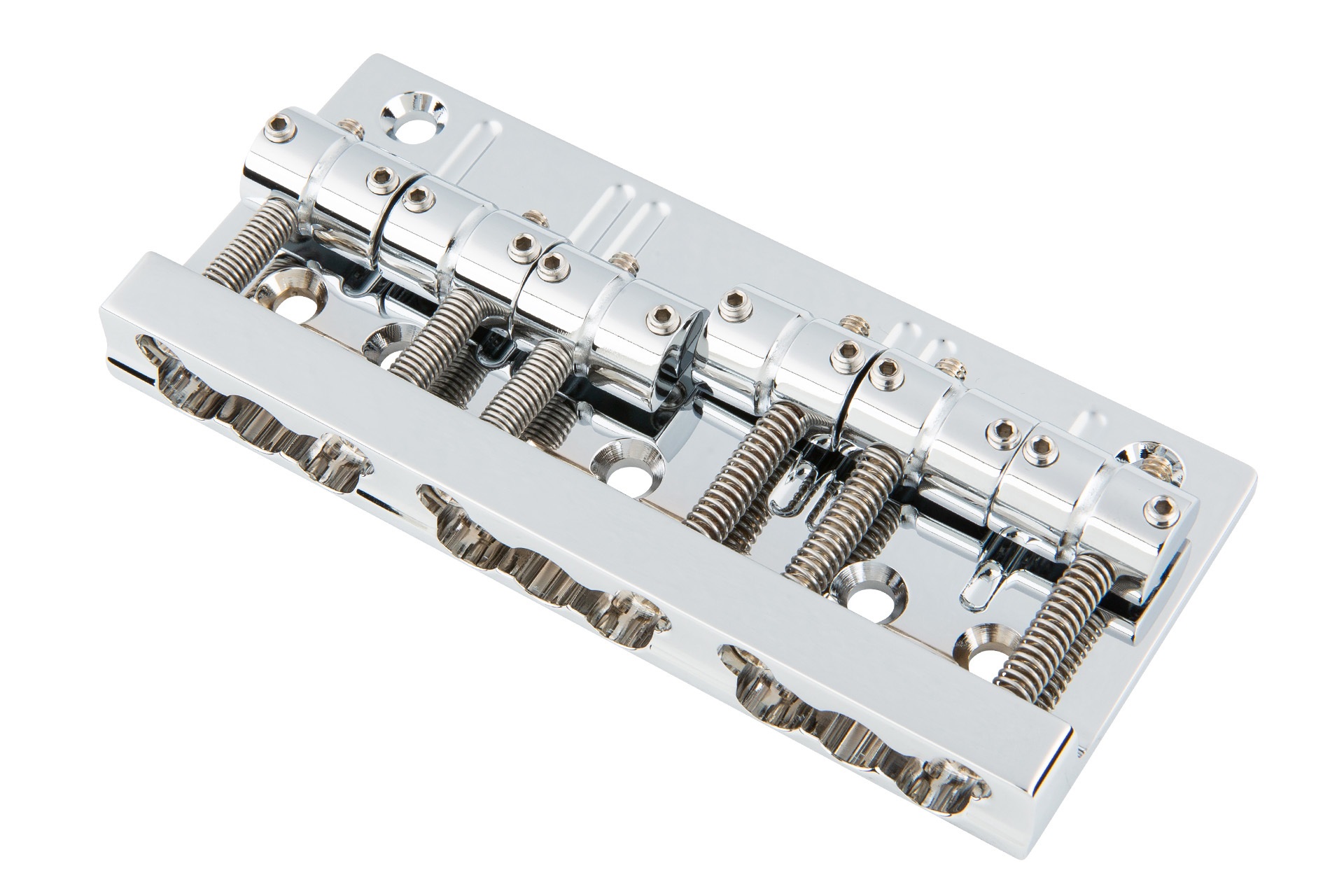 /Hipshot - MasterBuilt and Custom Shop Quick Release Bridge, 17.98 mm, 6-String - Chrome