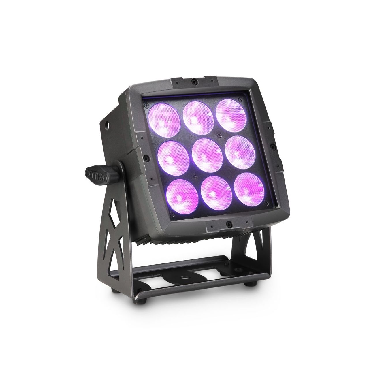 Cameo FLAT PRO FLOOD 600 IP65 - Outdoor-Fluter mit 9x12W RGBWA+UV 6-in-1 LEDs