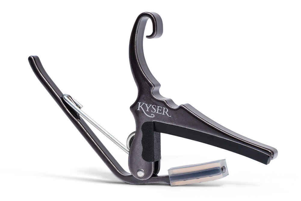 KG6BC Quick-Change Acoustic Capo - Schwarzchrom