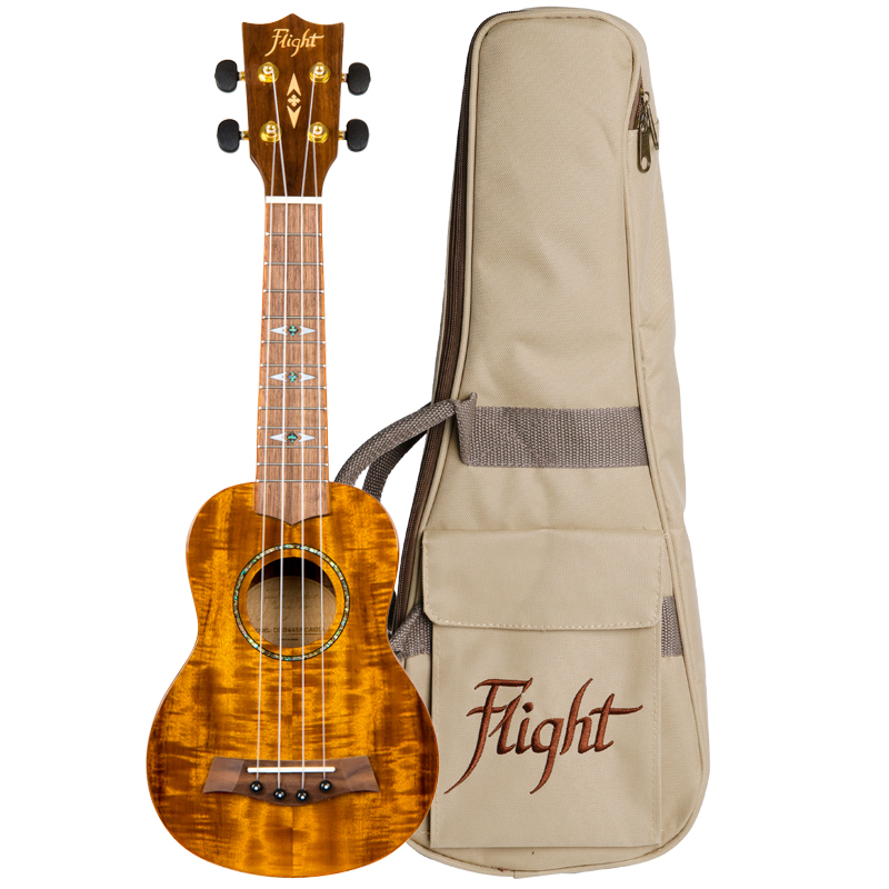 DUS445 Glossy Acacia Soprano Ukulele