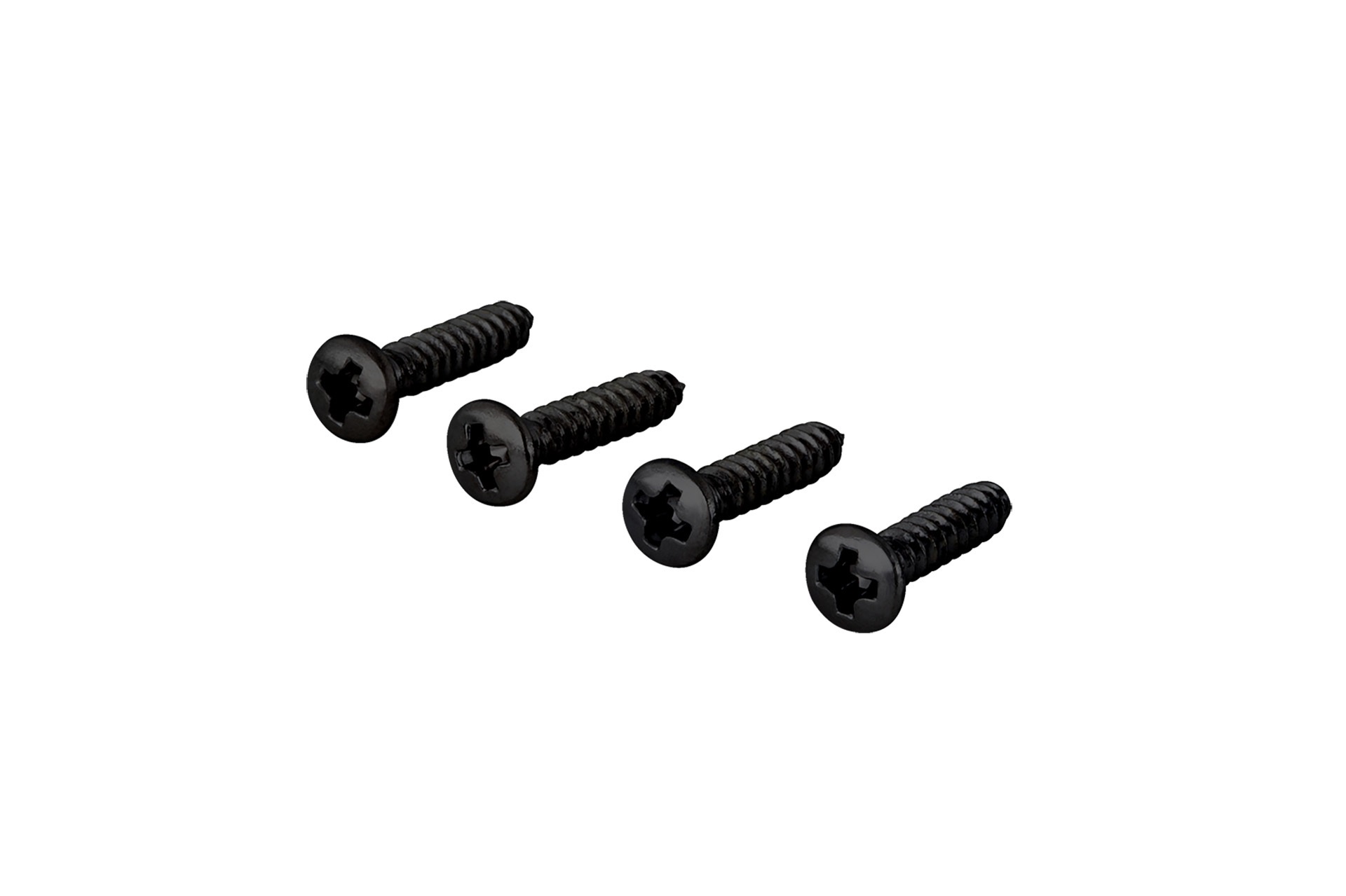 Countersunk Screw for String Retainer, 2,2 mm x 13 mm, 4 pcs. - Black