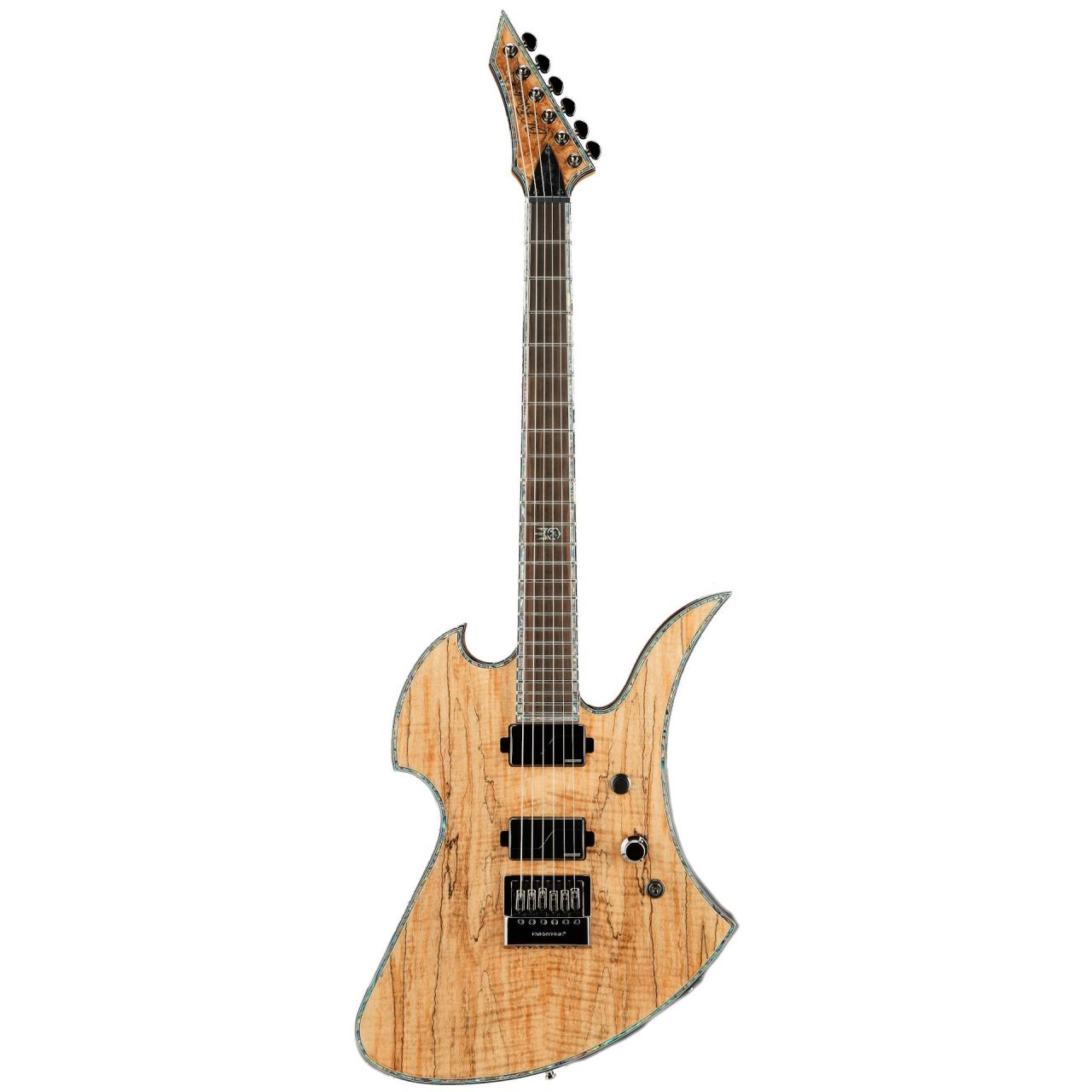 Mockingbird Extreme Exotic with Evertune Bridge - Spalted Maple Top, Natural Transparent 