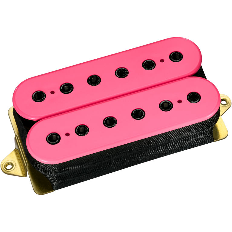 DP 220FPK+BK D Activator Bridge Pickup pink with black poles 