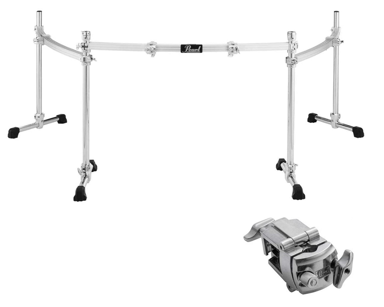 Drum Rack, 3-Sided Curved Bars, w/PCX-100(x4) + PCL-100(x2) DR-513C / Icon Rack