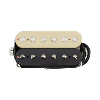 Classic Alpha Humbucker Pickup, Alnico 2 bars, Neck, Zebra