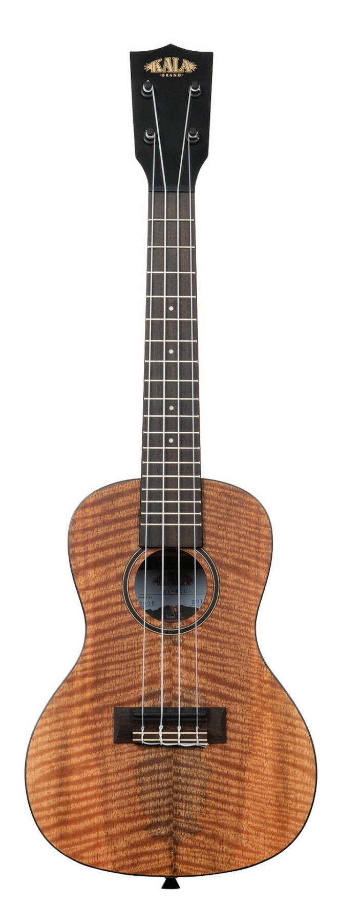 Kala KA-CM-C - Curly Mango Concert Ukulele, with Bag