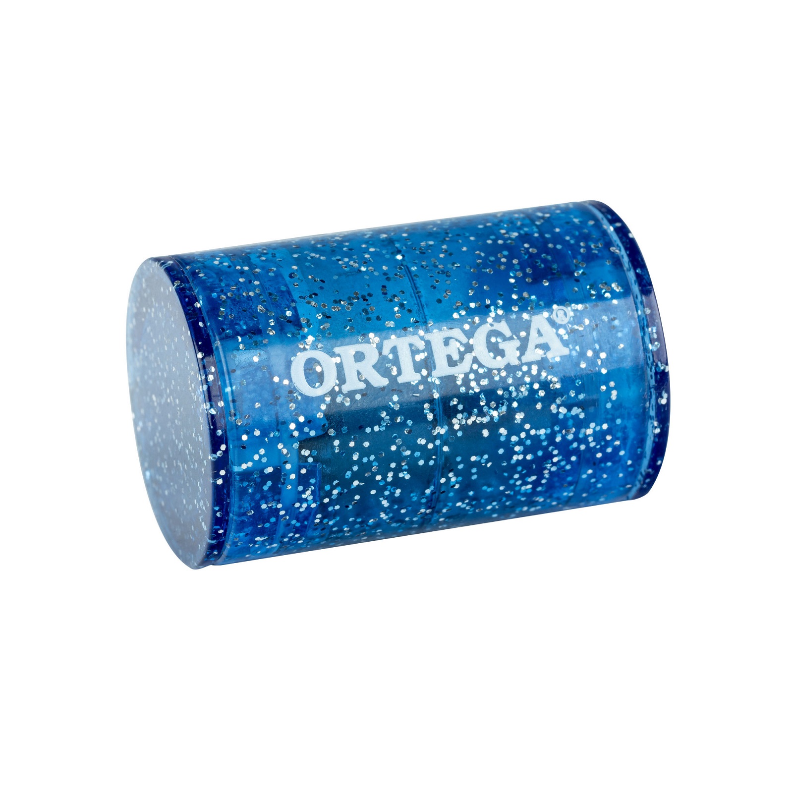 PVC Finger Shaker - Blue / Silver Sparkle