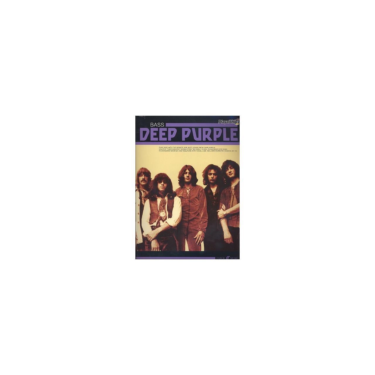 Deep Purple (+CD) : Authentic Bass Playalong  songbook vocal/bass/tab  