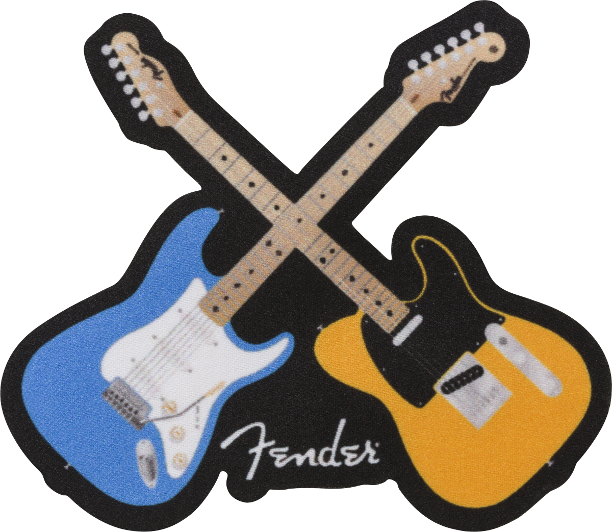 Crossed Guitars Patch