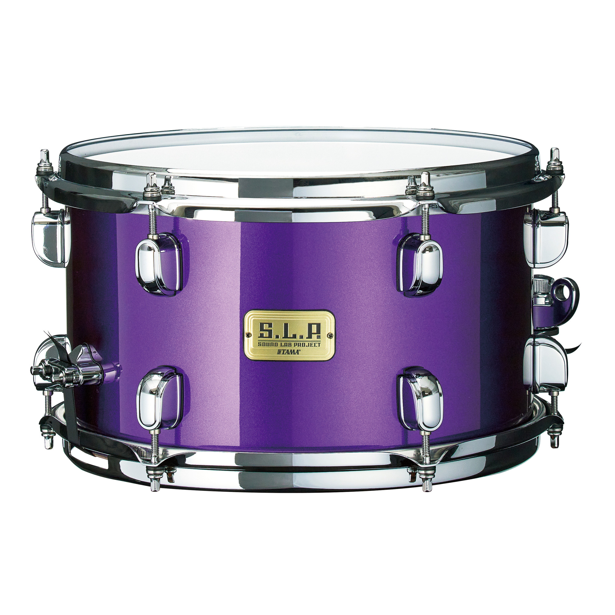 S.L.P. Clay Aeschliman Mod Bubinga Snaredrum 12" x 7" - Galactic Purple/Chrom HW