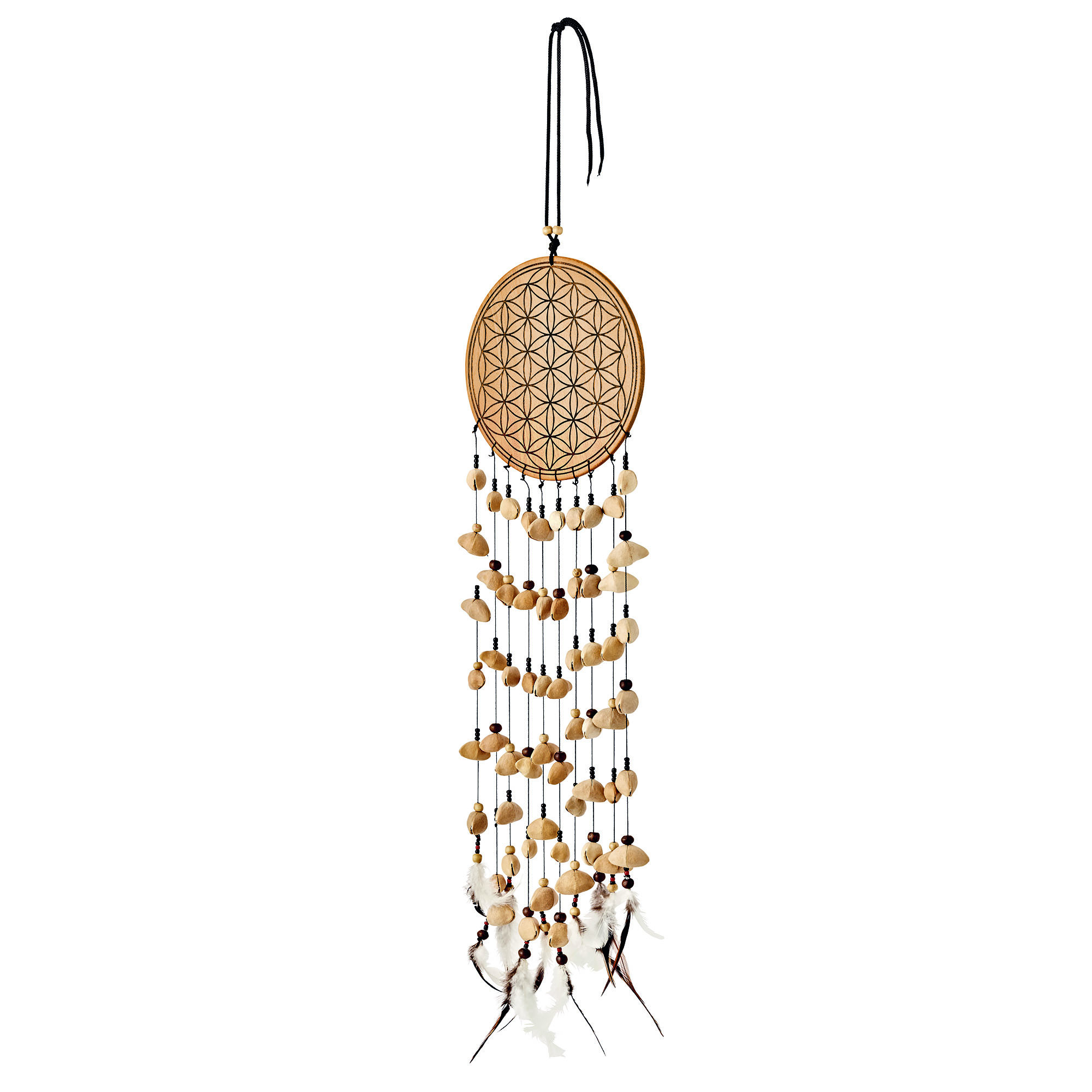 Large Flower of Life Kenari Chimes - 10 Cords