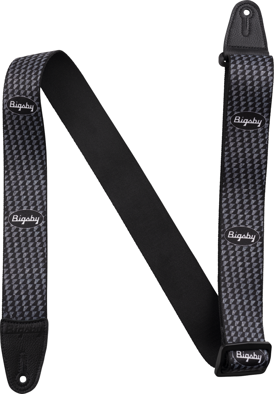 Hounds Tooth Strap, Black, 2"