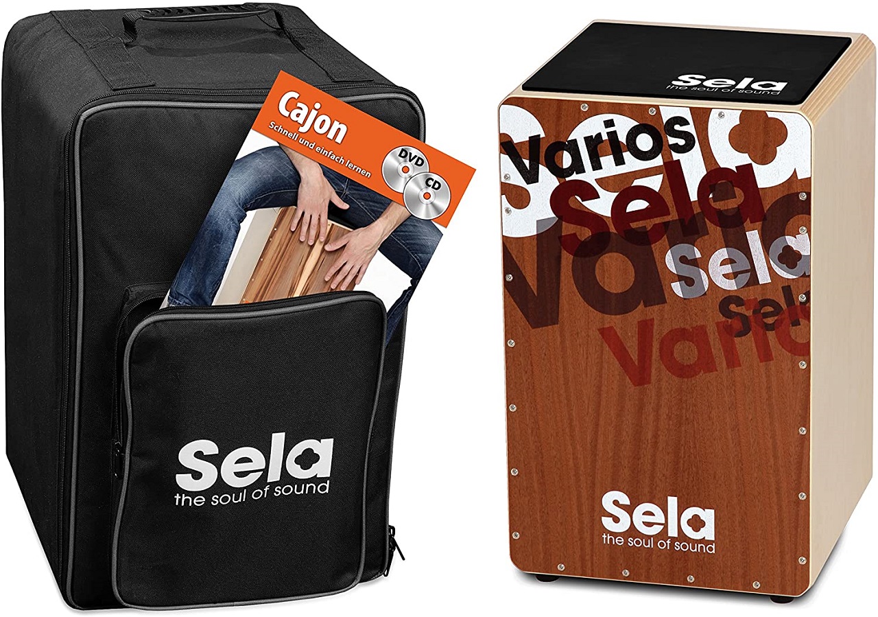 Varios Bundle Standard (Cajon+Pad+Tasche+Buch)