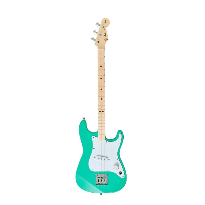 ProElectricFenderStratocasterGreen,3-StringE-Gitarre