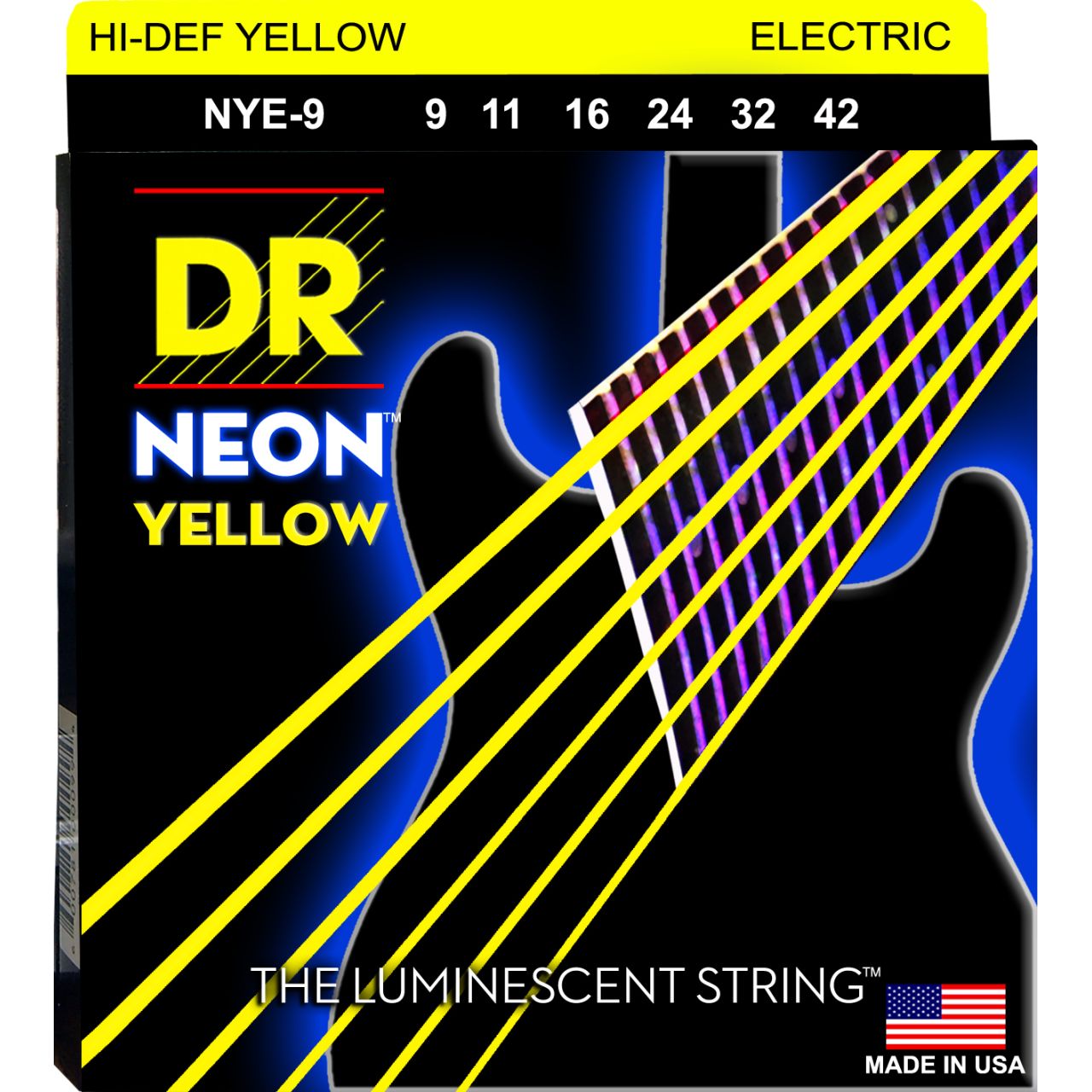 NYE-9/46 Hi Def  Yellow Neon Satz 009-046 - Lite-n-Heavy