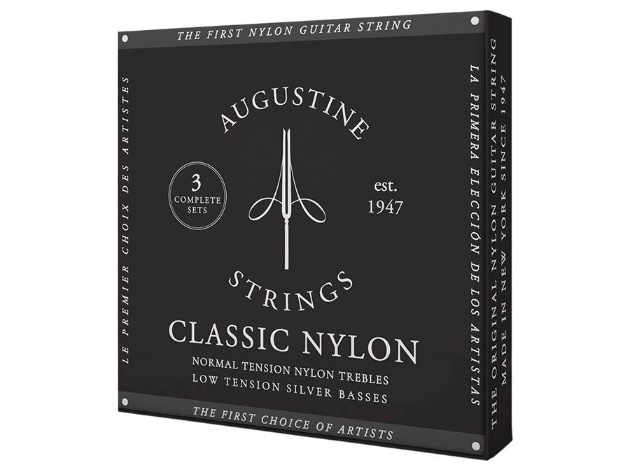 Classic Black String Set Classic, Regular Tension - 3er Pack