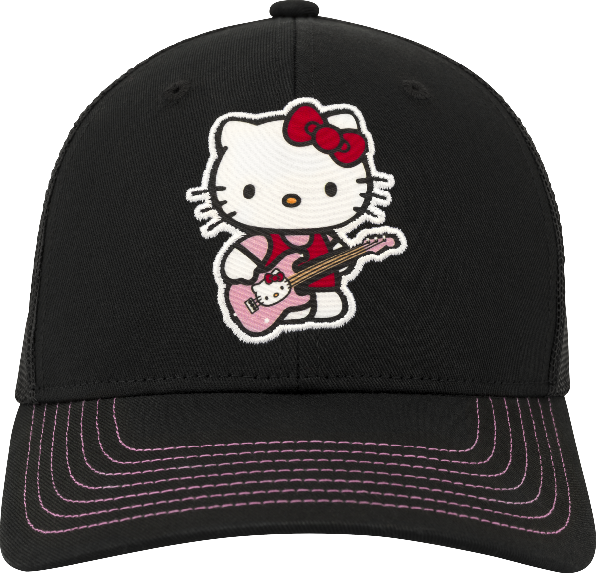 Hello Kitty® Black Logo Hat, One Size Fits Most