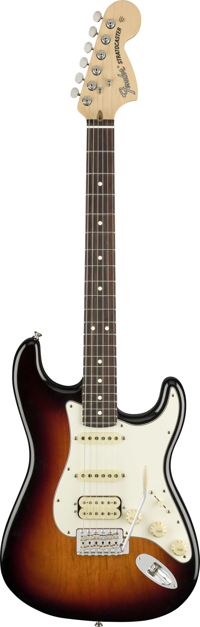 American Performer Stratocaster® HSS, Rosewood Fingerboard, 3-Color Sunburst