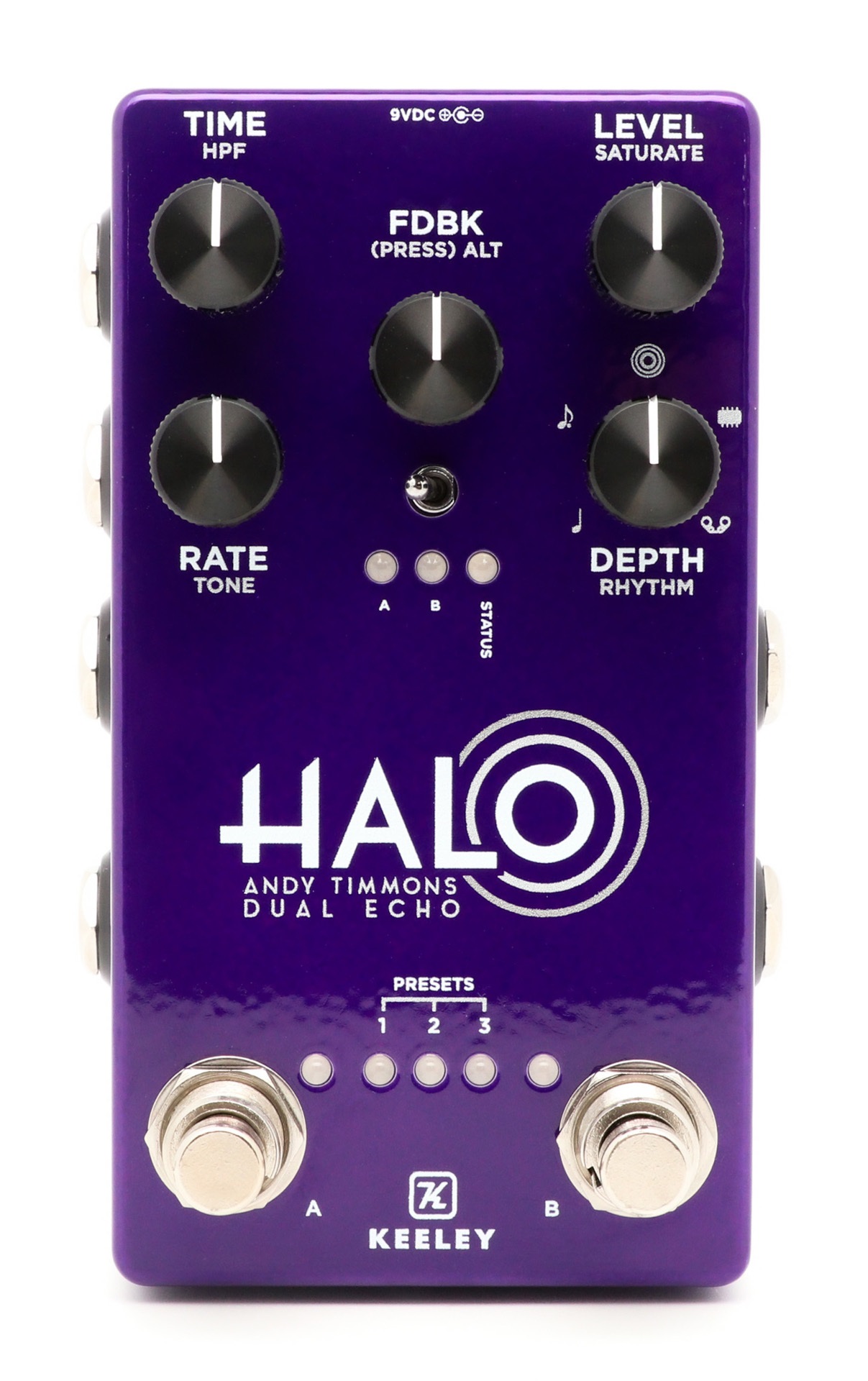 Andy Timmons Dual Echo (Signature Dual Delay) 2k24 Purple LTD