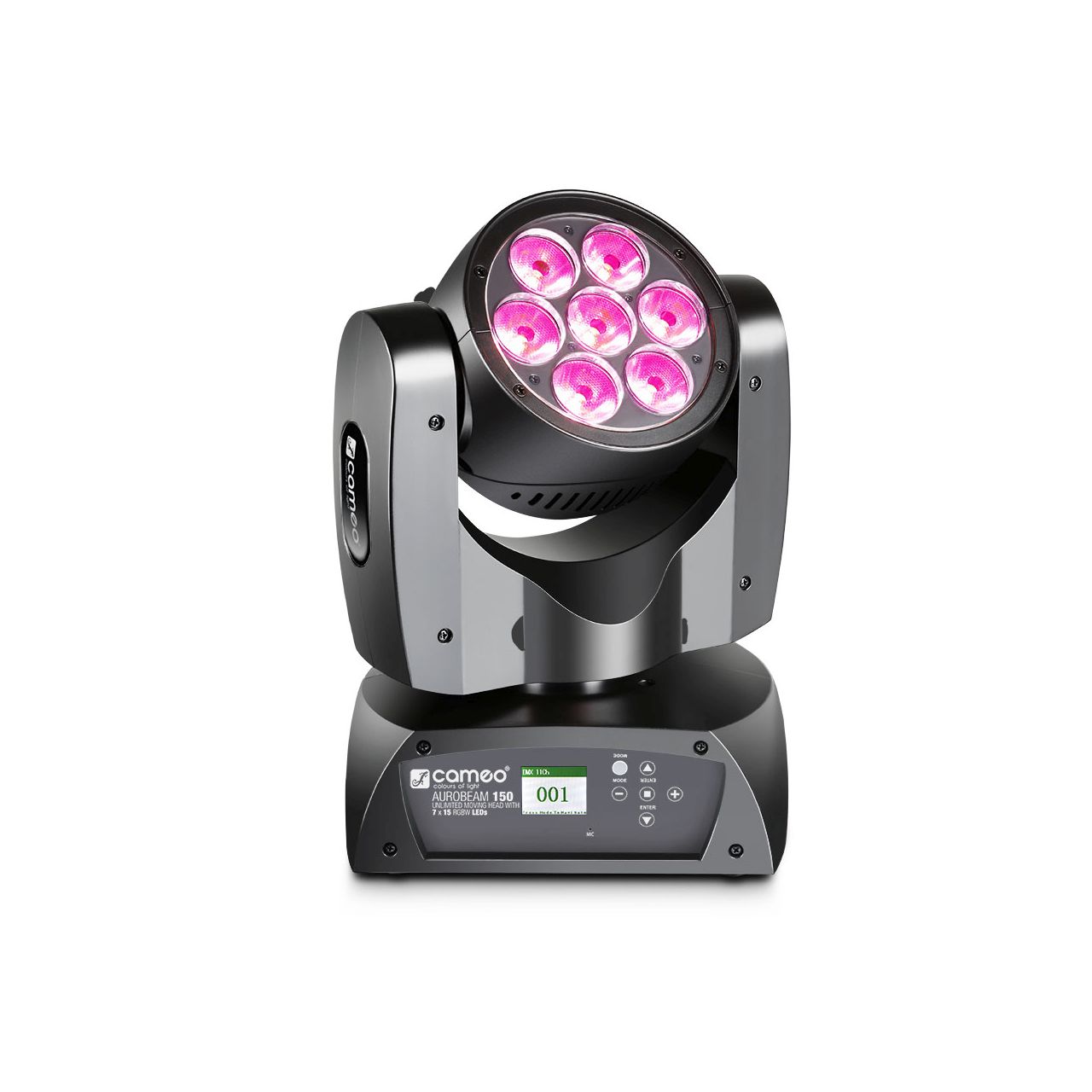 Cameo AURO BEAM 150 - 7 x 15 W RGBW LED Unlimited Moving Head