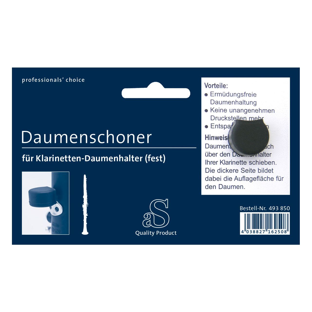 Daumenschoner - Klarinette