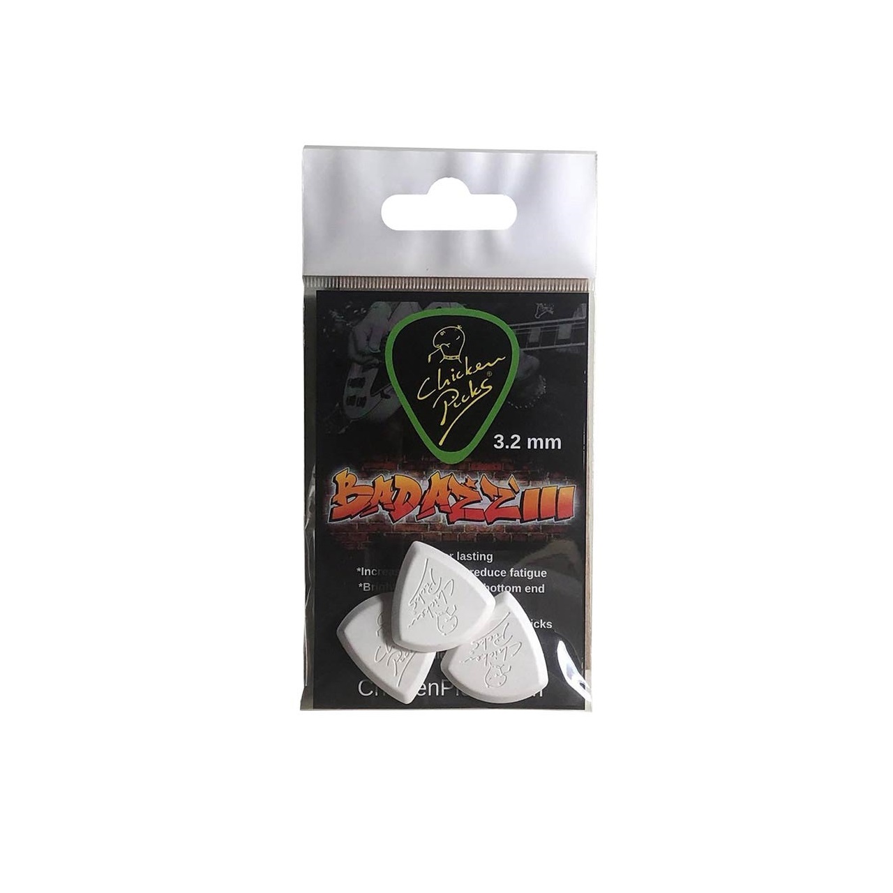 Badazz III 3.2mm Picks, 3er Pack