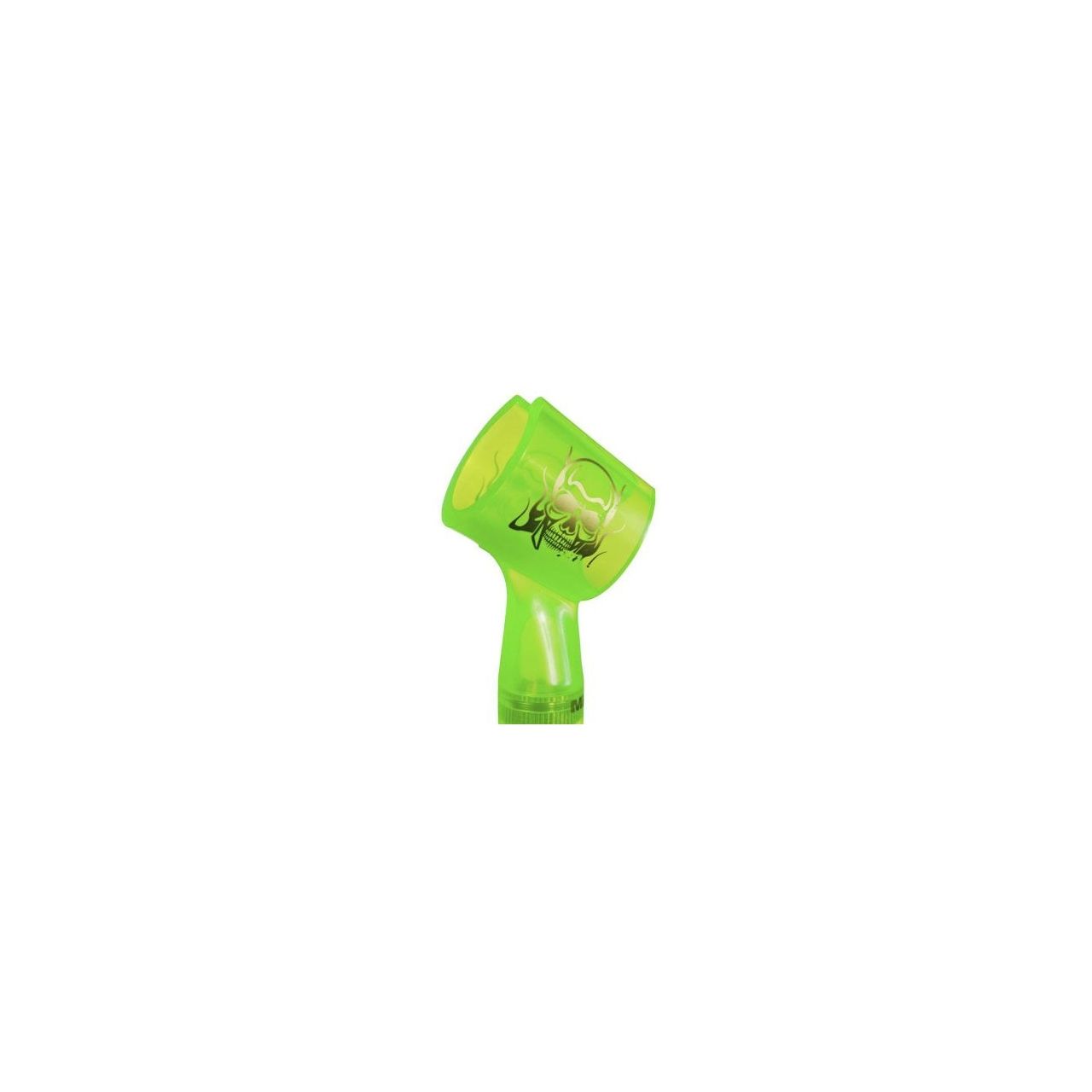 Neon Green Skull MicGripz Microphone Clip