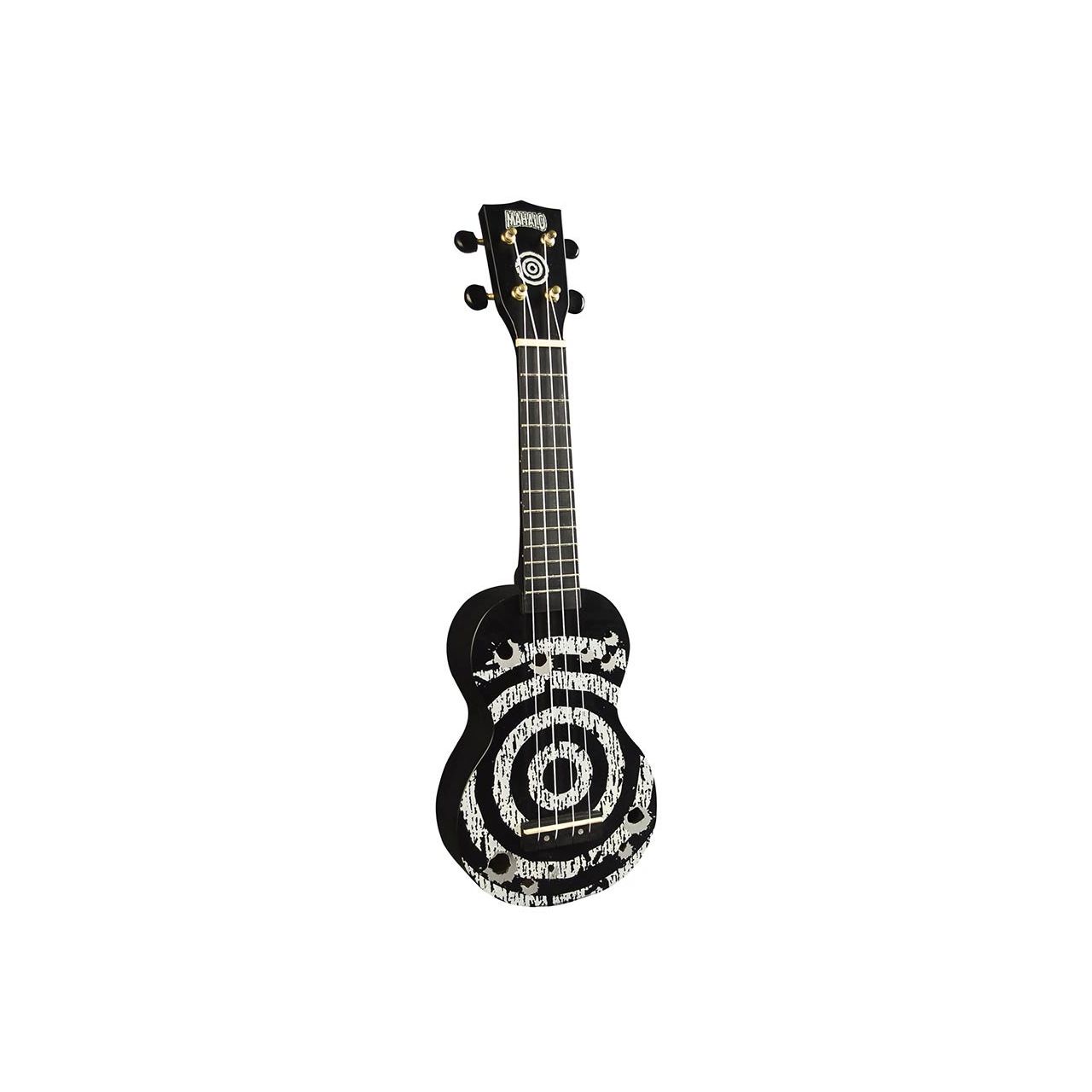 Mahalo Designer Ukulele "Target" - Schwarz