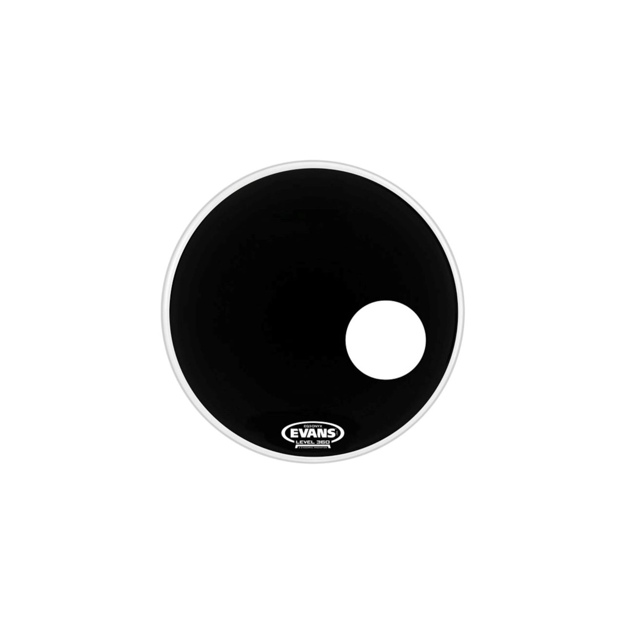 20" ONYX Black - Bass Drum Resonanzfell