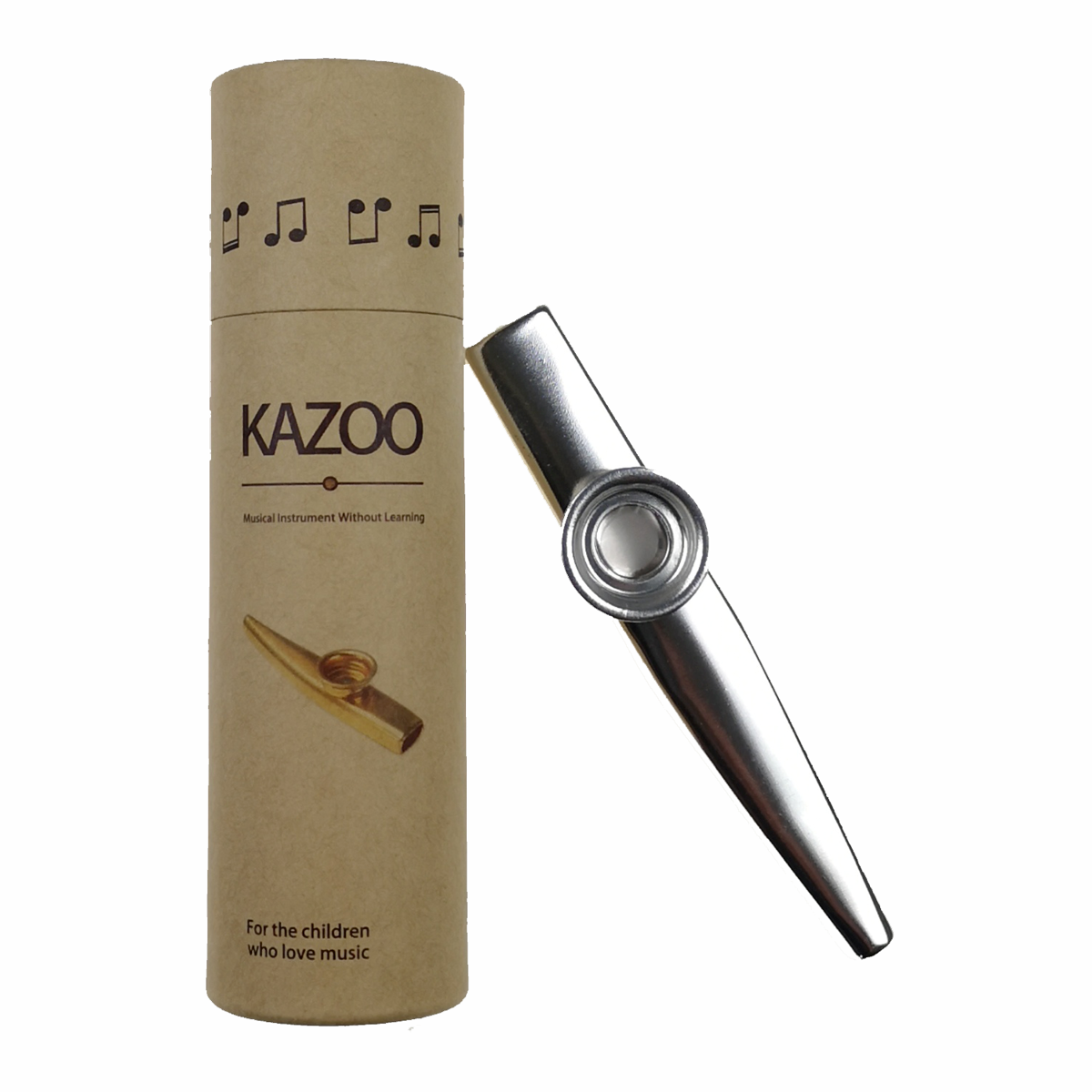 Aluminum K-1S Kazoo - Silber