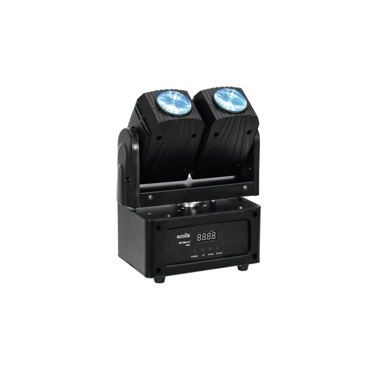 Eurolite LED TMH-21.i Twin Moving-Head Beam - RGBW-Mini-Beam mit 2 steuerbaren Köpfen und endloser P