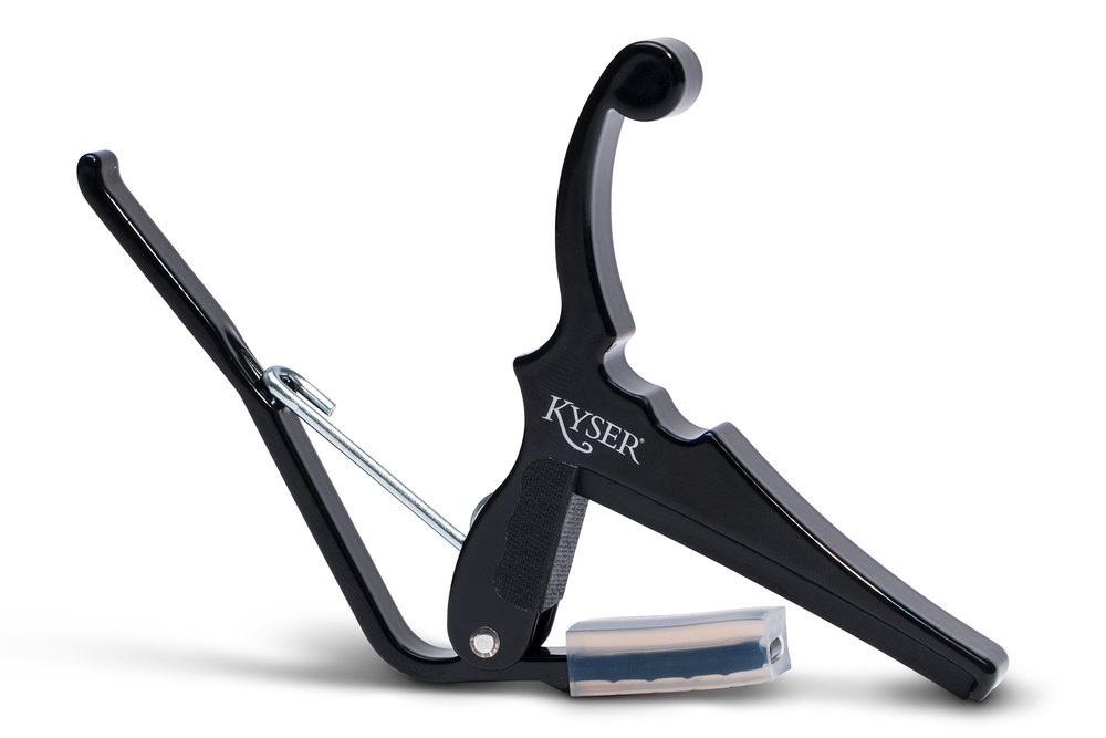 KGEB Quick-Change Capo E-Gitarre  - schwarz