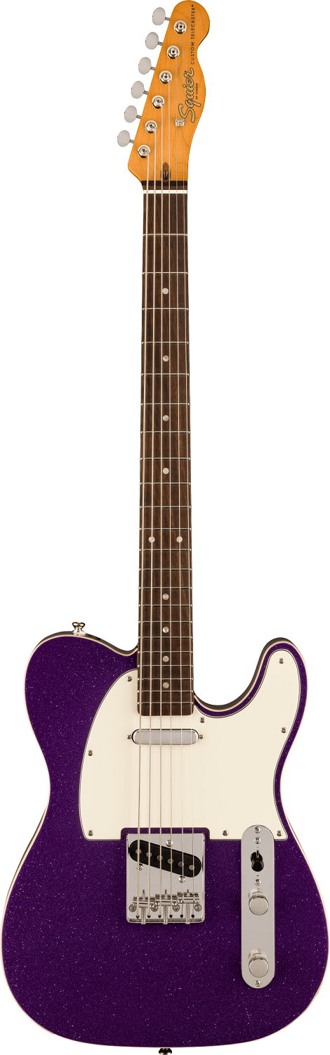 Classic Vibe Baritone Custom Telecaster®, Parchment Pickguard, Purple Sparkle