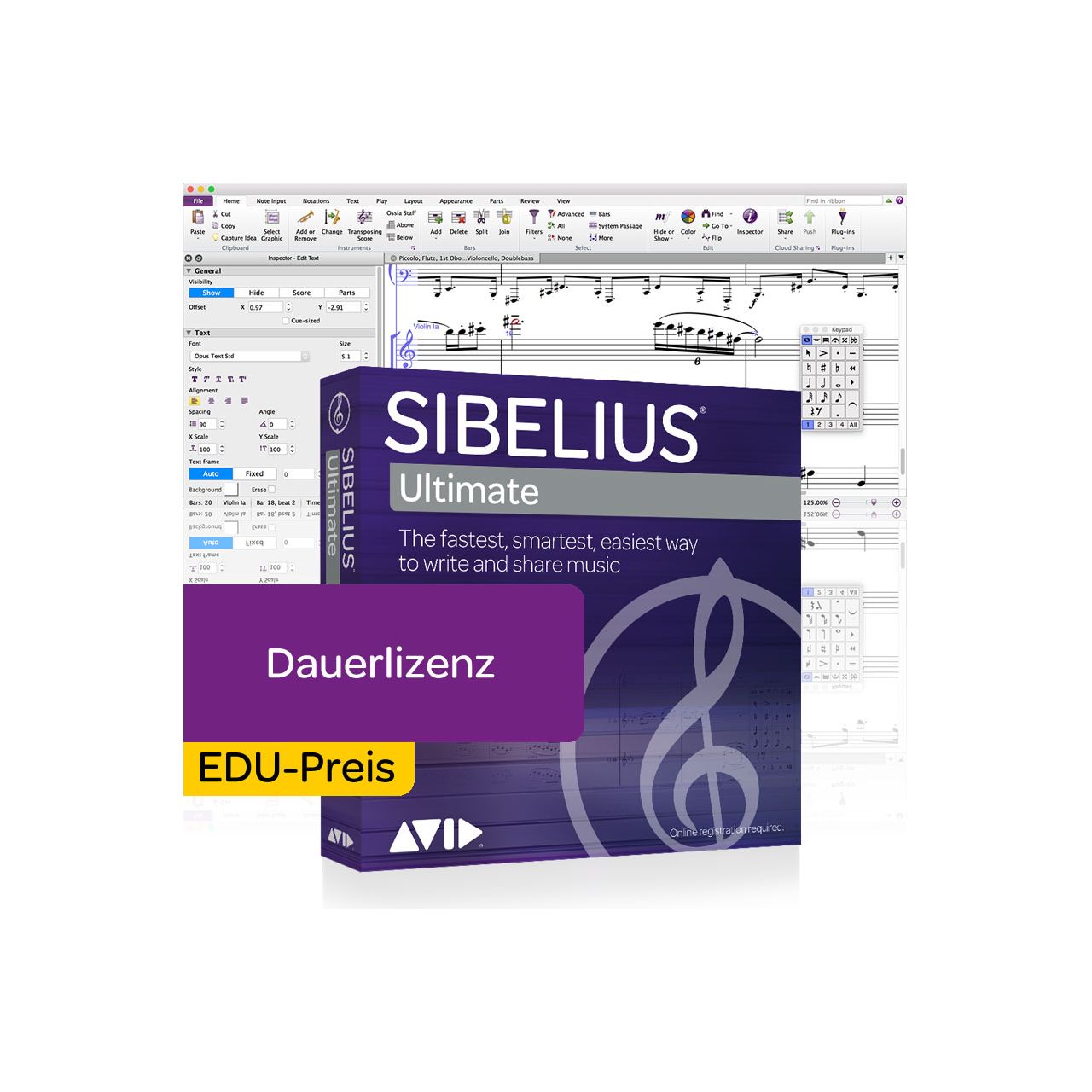 Sibelius Ultimate EDU Dauerlizenz