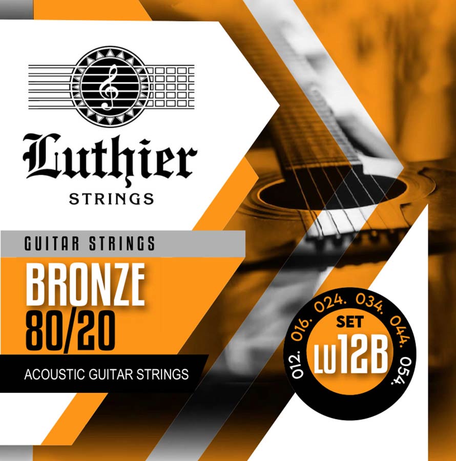 LU-12B 80/20 Bronze Wound Strings, .012 - .054