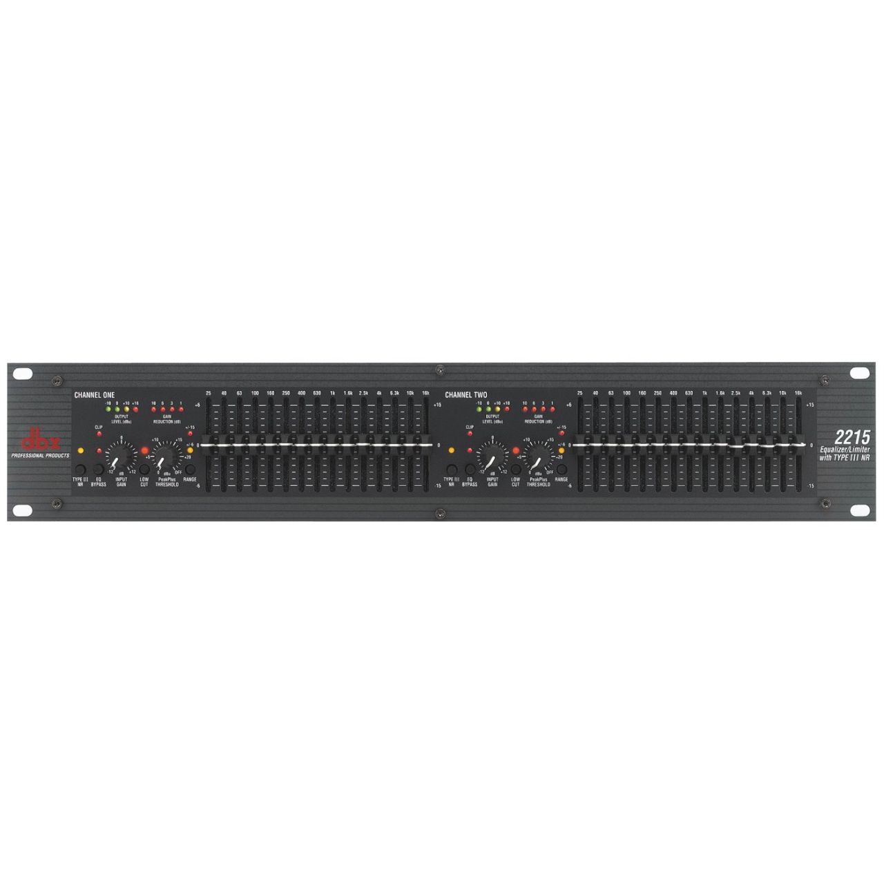 dbx 2215 - Grafischer 2x 15-Band Equalizer