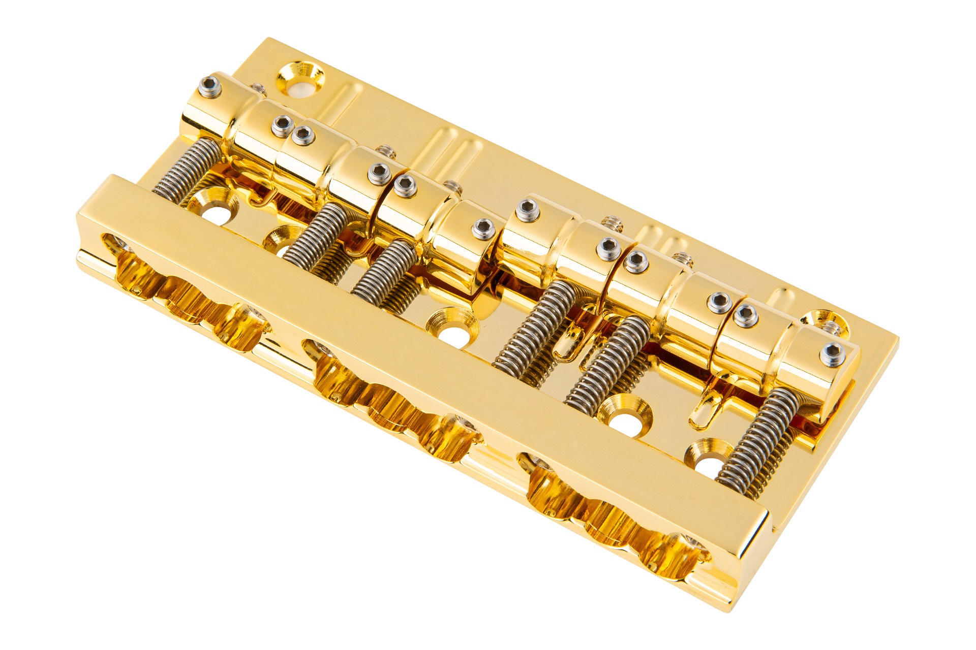 /Hipshot - MasterBuilt and Custom Shop Quick Release Bridge, 17.98 mm, 6-String - Gold