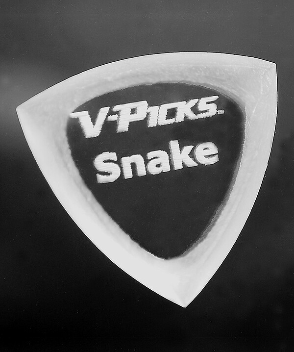 Snake Pointed Ghost Rim Pick