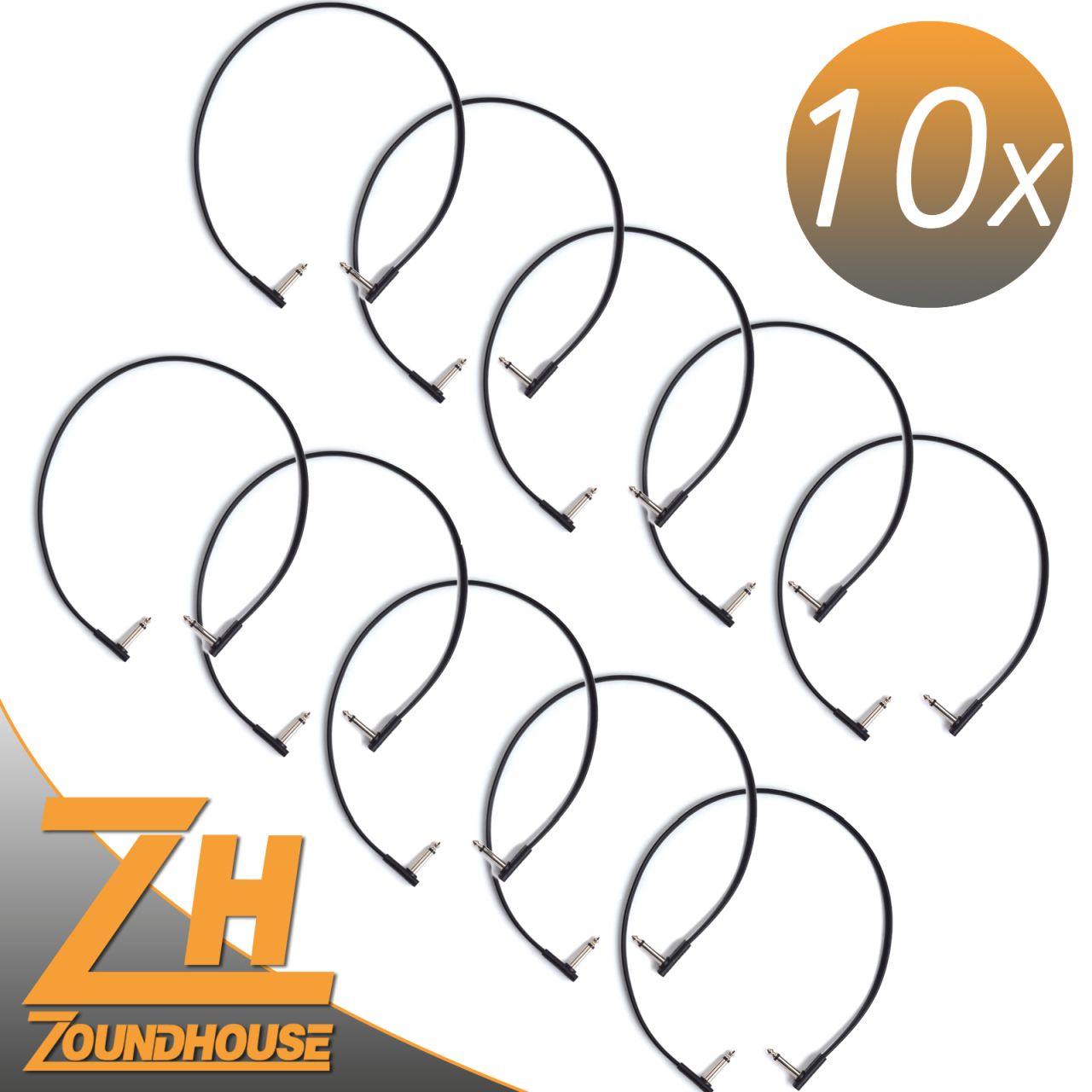 10 x Flat Patch Cable 60 cm - Patchkabel