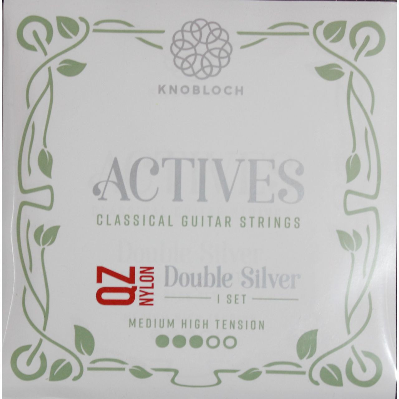 400ADQ Actives Double Silver QZ Nylon, Medium-High Tension