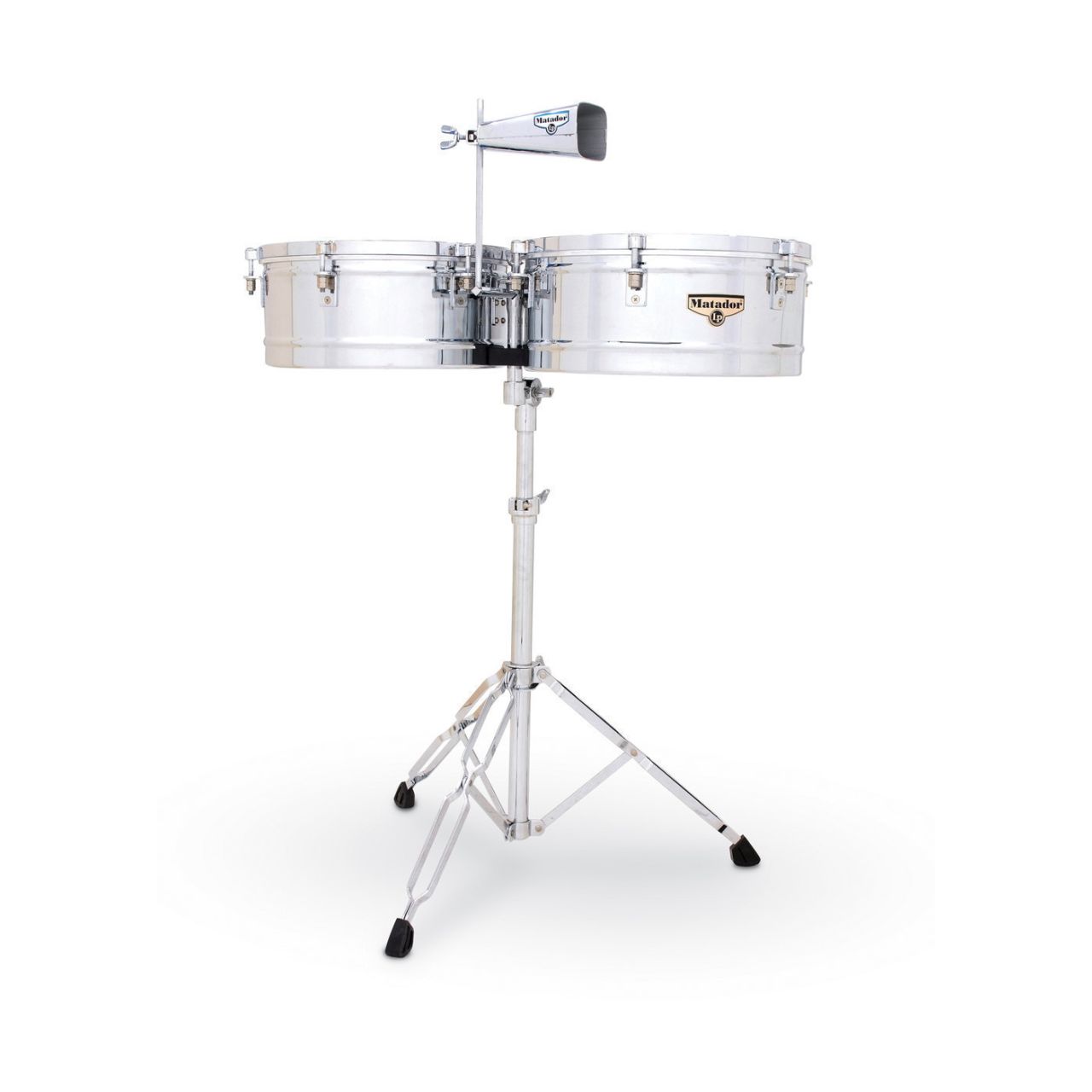 14" / 15" Matador Timbales Chrom inkl. Stativ