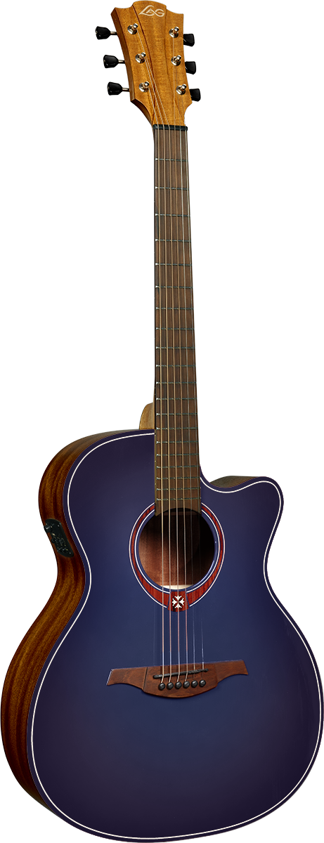 T-Blue - Tramontane Special Edition Blue Auditorium Cutaway Acoustic-Electric