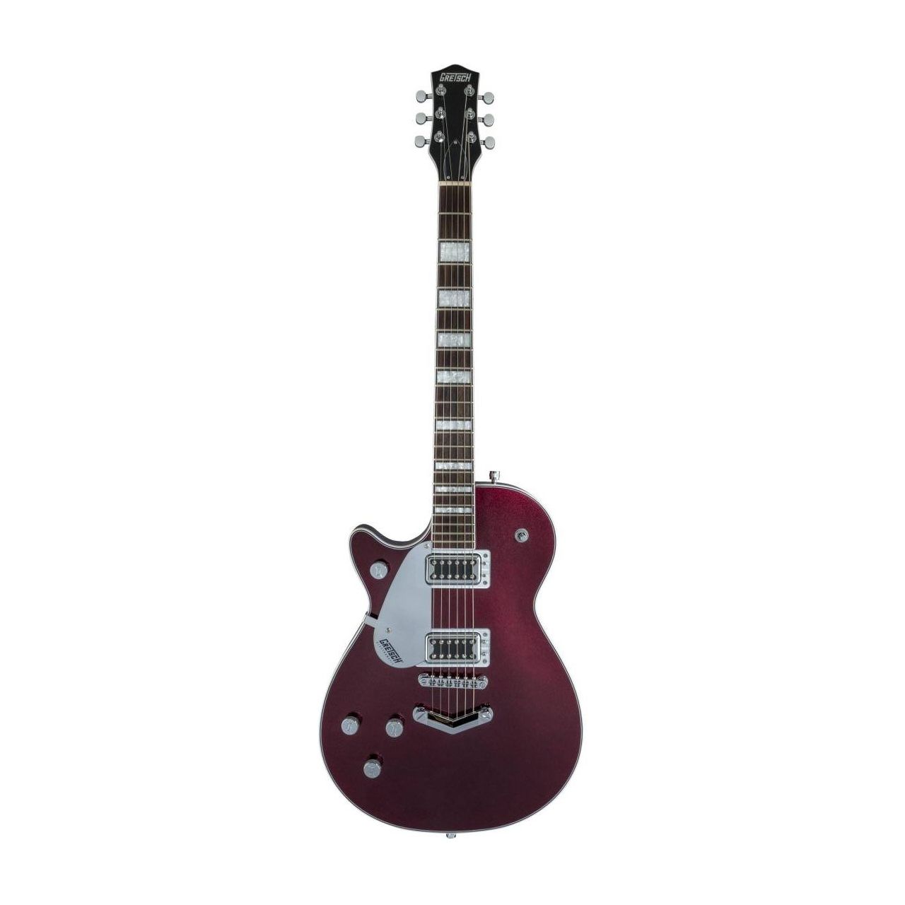 G5220 Electromatic Jet Single Cutaway with V-Stoptail in Dark Cherry Metallic, Lefthand