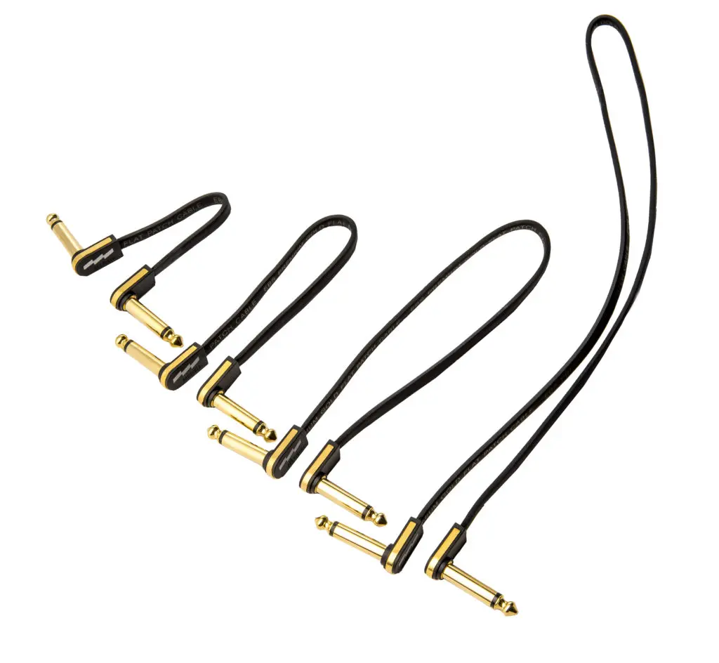 PG-58 Flat Patch Cable Gold