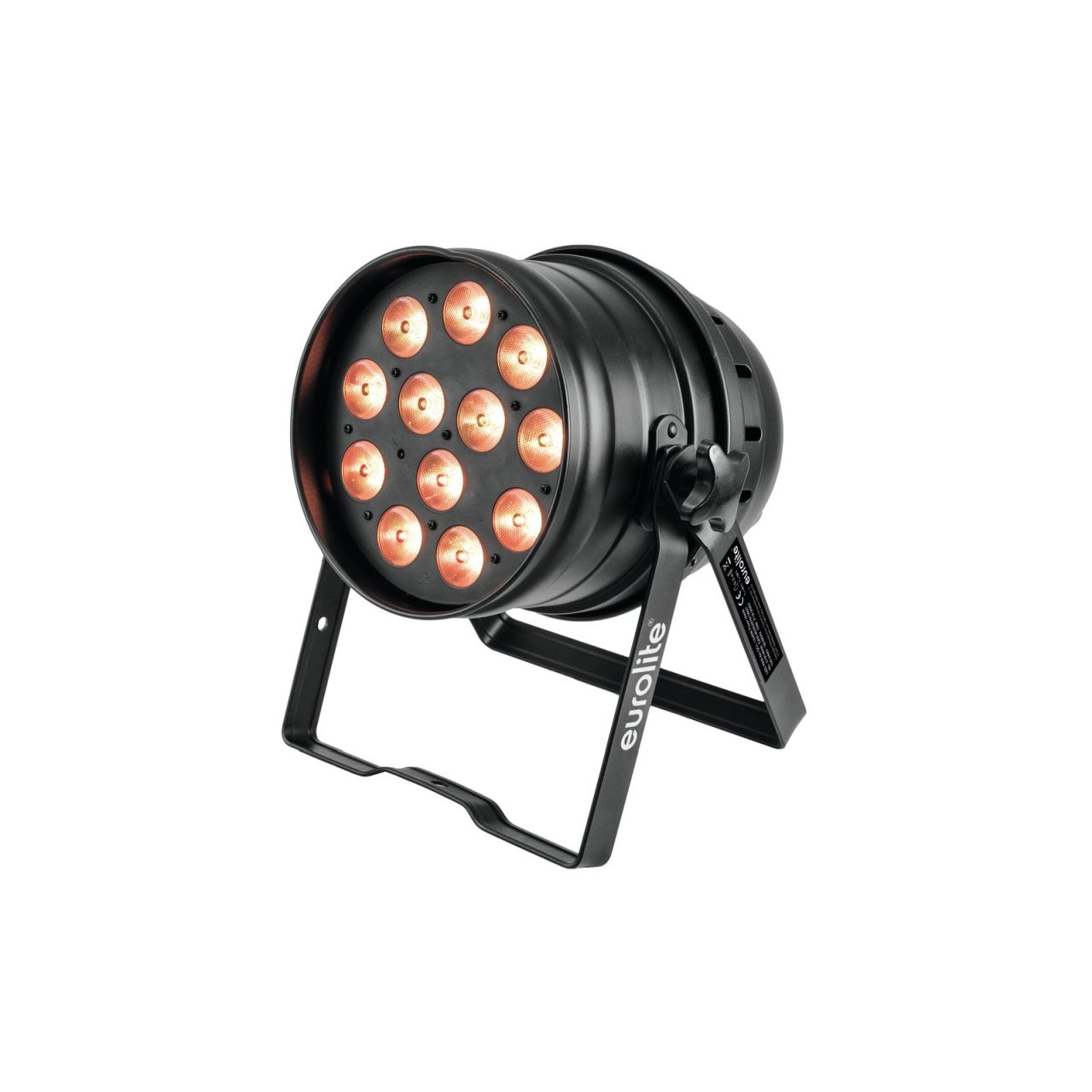 EUROLITE LED PAR-64 QCL 12x8W Floor sw - PAR-Scheinwerfer 