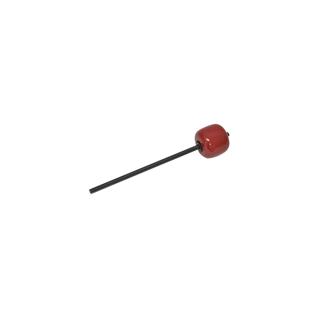 Bassdrum Beater 205 Red Hard Wood, Black Shaft