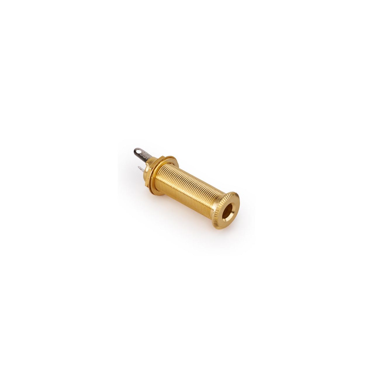 Closed Stereo Jack Socket, Rohrbuchse - Gold