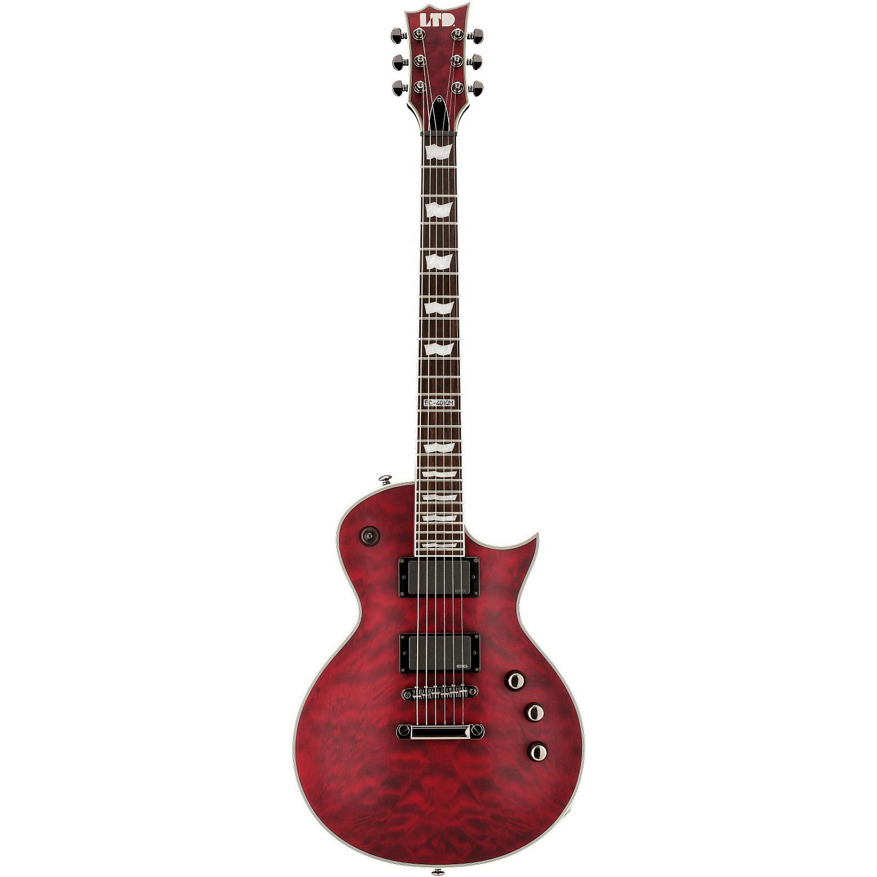 EC-401QM See-Thru Black Cherry Sunburst